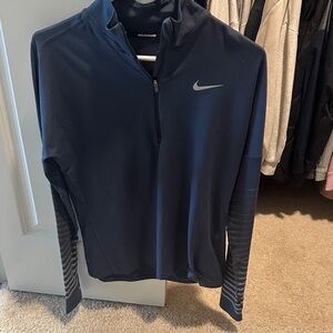 Nike Dark Blue Quarter-Zip Top